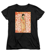 Japanese Woman Rise Dressing - Women's T-Shirt (Standard Fit) Women's T-Shirt (Standard Fit) Pixels Black Small 