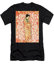Japanese Woman Rise Dressing - Men's T-Shirt (Athletic Fit) Men's T-Shirt (Athletic Fit) Pixels Black Small 