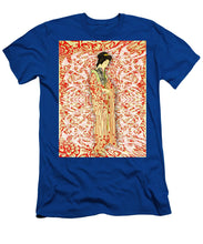 Japanese Woman Rise Dressing - Men's T-Shirt (Athletic Fit) Men's T-Shirt (Athletic Fit) Pixels Royal Small 