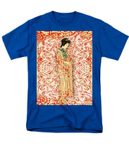 Japanese Woman Rise Dressing - Men's T-Shirt  (Regular Fit) Men's T-Shirt (Regular Fit) Pixels Royal Small 