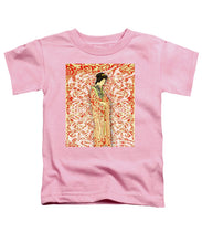 Japanese Woman Rise Dressing - Toddler T-Shirt Toddler T-Shirt Pixels Pink Small 