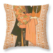 Japanese Woman Rise Rubino                                      - Throw Pillow Throw Pillow Pixels 20" x 20" No 