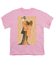 Japanese Woman Rise Rubino                                      - Youth T-Shirt Youth T-Shirt Pixels Pink Small 
