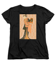 Japanese Woman Rise Rubino                                      - Women's T-Shirt (Standard Fit) Women's T-Shirt (Standard Fit) Pixels Black Small 