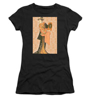 Japanese Woman Rise Rubino                                      - Women's T-Shirt (Athletic Fit) Women's T-Shirt (Athletic Fit) Pixels Black Small 