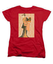 Japanese Woman Rise Rubino                                      - Women's T-Shirt (Standard Fit) Women's T-Shirt (Standard Fit) Pixels Red Small 