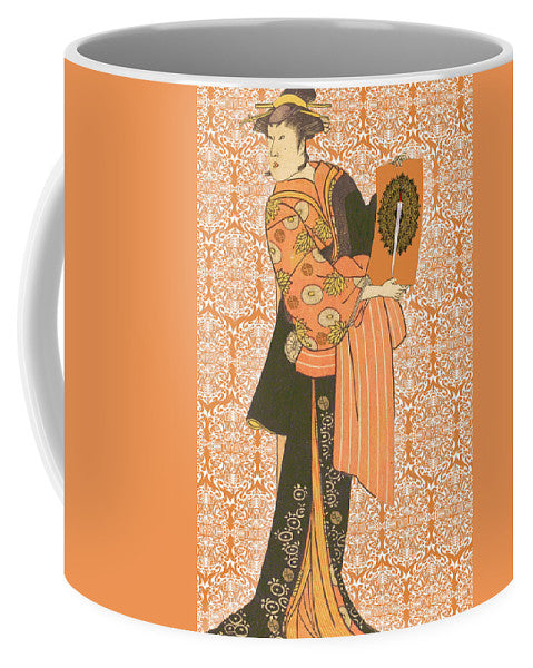 Japanese Woman Rise Rubino                                      - Mug Mug Pixels Small (11 oz.)  