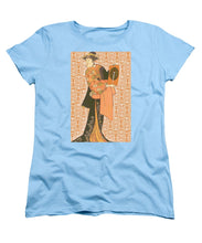 Japanese Woman Rise Rubino                                      - Women's T-Shirt (Standard Fit) Women's T-Shirt (Standard Fit) Pixels Light Blue Small 