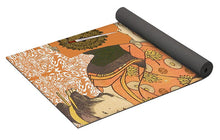 Japanese Woman Rise Rubino                                      - Yoga Mat Yoga Mat Pixels   