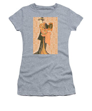 Japanese Woman Rise Rubino                                      - Women's T-Shirt (Athletic Fit) Women's T-Shirt (Athletic Fit) Pixels Heather Small 