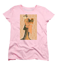 Japanese Woman Rise Rubino                                      - Women's T-Shirt (Standard Fit) Women's T-Shirt (Standard Fit) Pixels Pink Small 