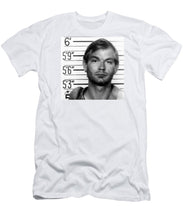 Jeffrey Dahmer Mug Shot 1991 Black And White Square  - Men's T-Shirt (Athletic Fit)
