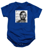 Jeffrey Dahmer Mug Shot 1991 Black And White Square  - Baby Onesie