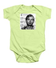 Jeffrey Dahmer Mug Shot 1991 Black And White Square  - Baby Onesie