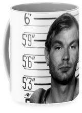 Jeffrey Dahmer Mug Shot 1991 Black And White Square  - Mug
