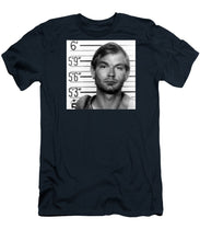 Jeffrey Dahmer Mug Shot 1991 Black And White Square  - Men's T-Shirt (Athletic Fit)
