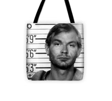 Jeffrey Dahmer Mug Shot 1991 Black And White Square  - Tote Bag