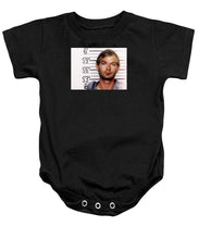 Jeffrey Dahmer Mug Shot 1991 Horizontal  - Baby Onesie