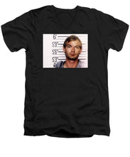 Jeffrey Dahmer Mug Shot 1991 Horizontal  - Men's V-Neck T-Shirt