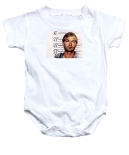 Jeffrey Dahmer Mug Shot 1991 Horizontal  - Baby Onesie