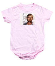 Jeffrey Dahmer Mug Shot 1991 Horizontal  - Baby Onesie