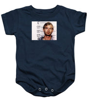 Jeffrey Dahmer Mug Shot 1991 Horizontal  - Baby Onesie