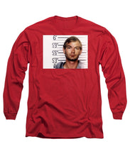 Jeffrey Dahmer Mug Shot 1991 Horizontal  - Long Sleeve T-Shirt