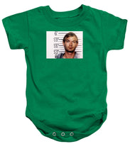 Jeffrey Dahmer Mug Shot 1991 Horizontal  - Baby Onesie