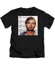 Jeffrey Dahmer Mug Shot 1991 Square  - Kids T-Shirt