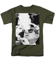 Jfk Cigar And Sunglasses Cool President Photo - Men's T-Shirt  (Regular Fit)
