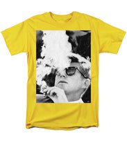 Jfk Cigar And Sunglasses Cool President Photo - Men's T-Shirt  (Regular Fit)