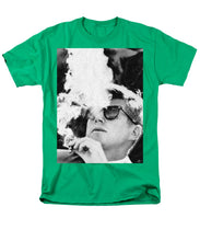 Jfk Cigar And Sunglasses Cool President Photo - Men's T-Shirt  (Regular Fit)