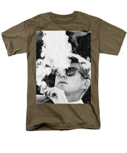 Jfk Cigar And Sunglasses Cool President Photo - Men's T-Shirt  (Regular Fit)