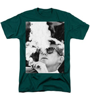 Jfk Cigar And Sunglasses Cool President Photo - Men's T-Shirt  (Regular Fit)