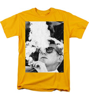 Jfk Cigar And Sunglasses Cool President Photo - Men's T-Shirt  (Regular Fit)