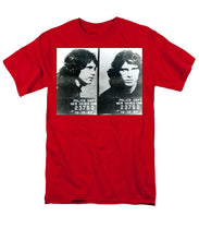 Jim Morrison Mug Shot Horizontal - Men's T-Shirt  (Regular Fit)