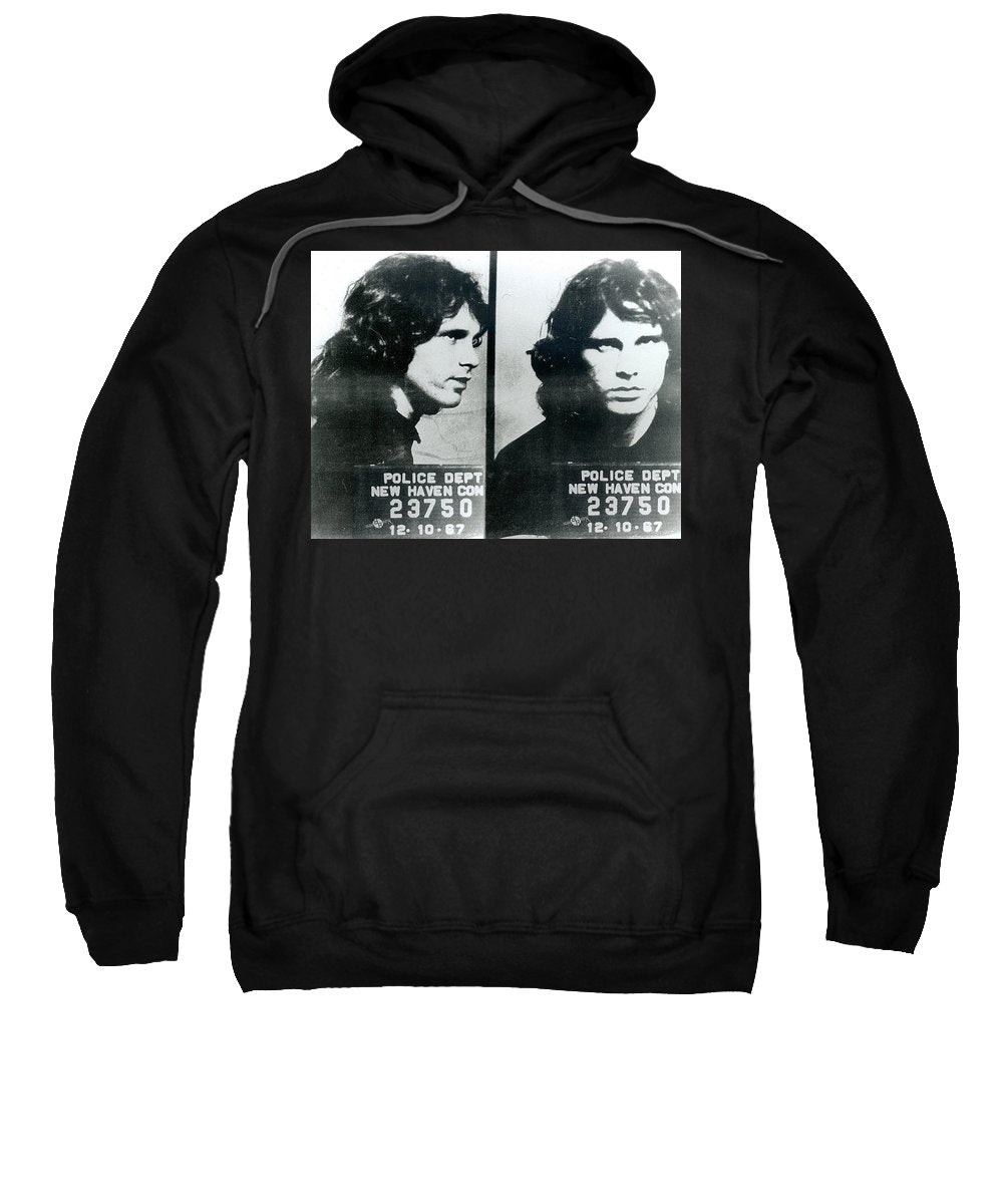 Jim Morrison Mug Shot Horizontal - Sweatshirt