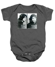 Jim Morrison Mug Shot Horizontal - Baby Onesie