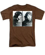 Jim Morrison Mug Shot Horizontal - Men's T-Shirt  (Regular Fit)