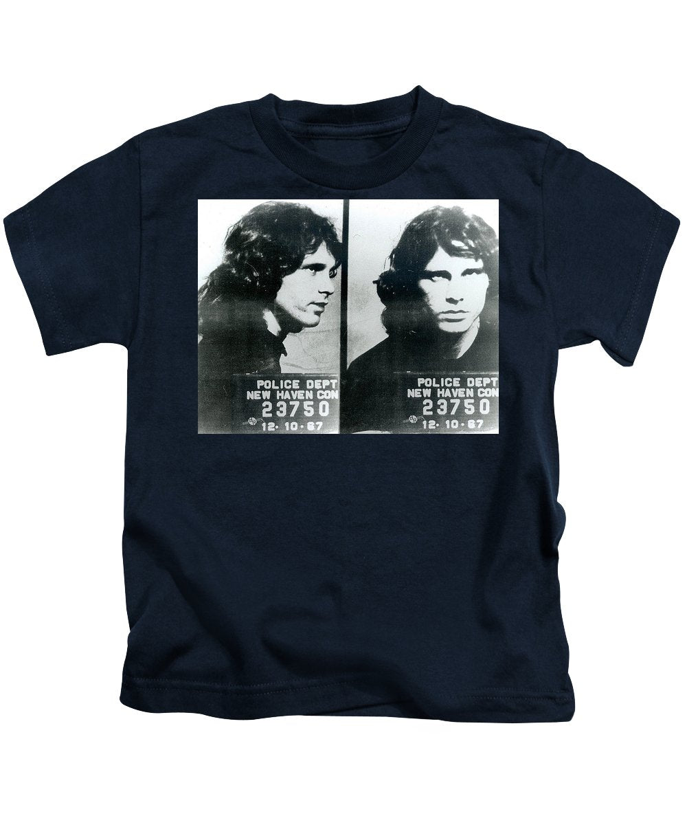 Jim Morrison Mug Shot Horizontal - Kids T-Shirt – Rubino Creative