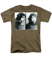 Jim Morrison Mug Shot Horizontal - Men's T-Shirt  (Regular Fit)
