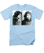 Jim Morrison Mug Shot Horizontal - Men's T-Shirt  (Regular Fit)