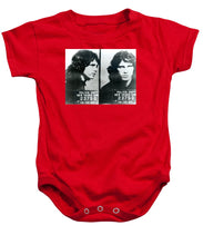 Jim Morrison Mug Shot Horizontal - Baby Onesie