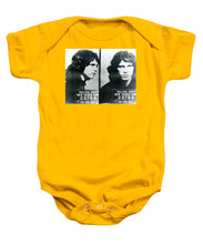 Jim Morrison Mug Shot Horizontal - Baby Onesie
