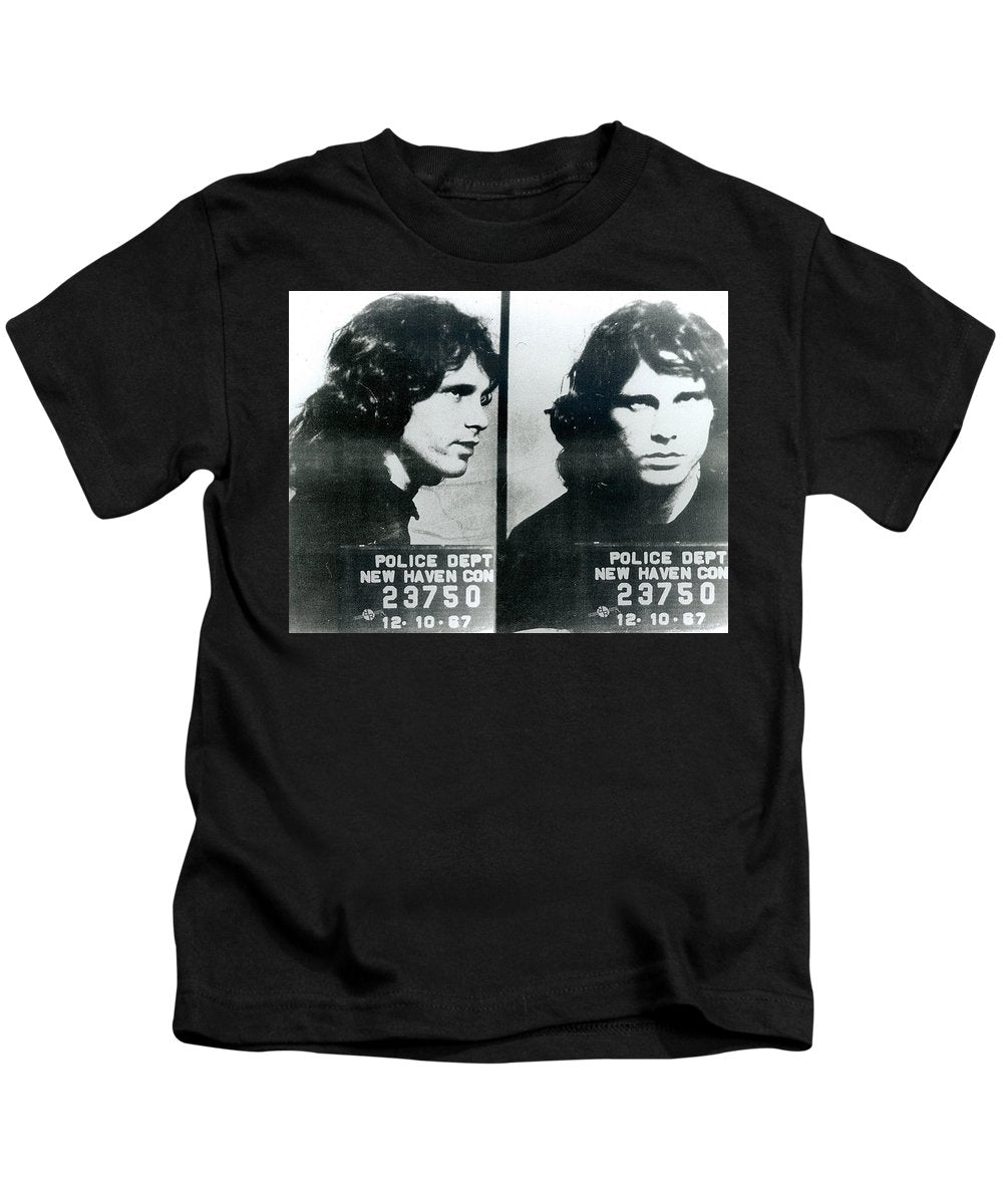 Jim Morrison Mug Shot Horizontal - Kids T-Shirt – Rubino Creative