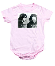 Jim Morrison Mug Shot Horizontal - Baby Onesie
