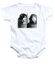 Jim Morrison Mug Shot Horizontal - Baby Onesie