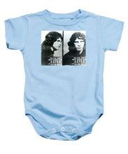 Jim Morrison Mug Shot Horizontal - Baby Onesie