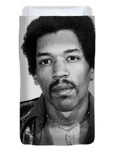 Jimi Hendrix Mug Shot Vertical - Duvet Cover