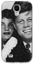 John F Kennedy And Jackie - Phone Case Phone Case Pixels Galaxy S4 Case  
